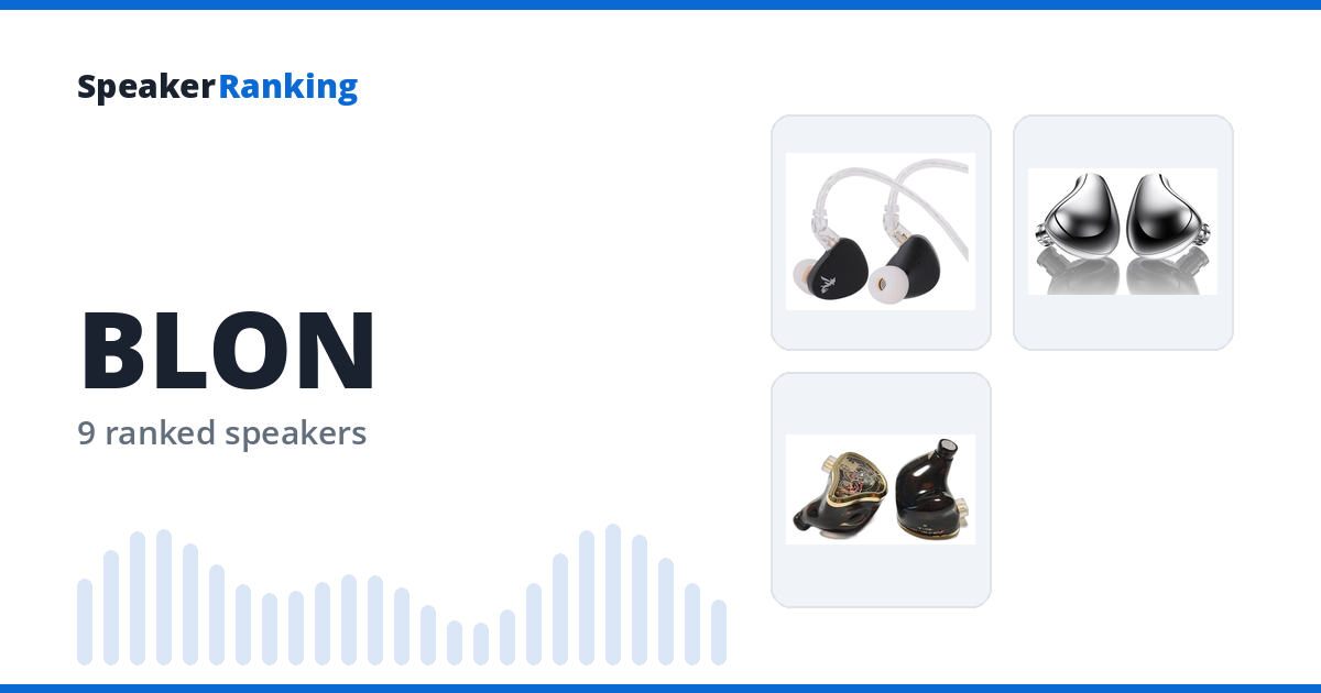 BLON Speaker Rankings and Reviews