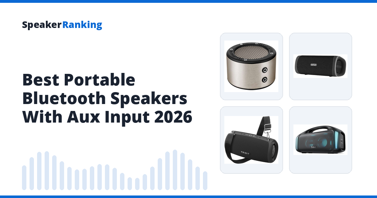 Best Portable Bluetooth Speakers With Aux Input 2026