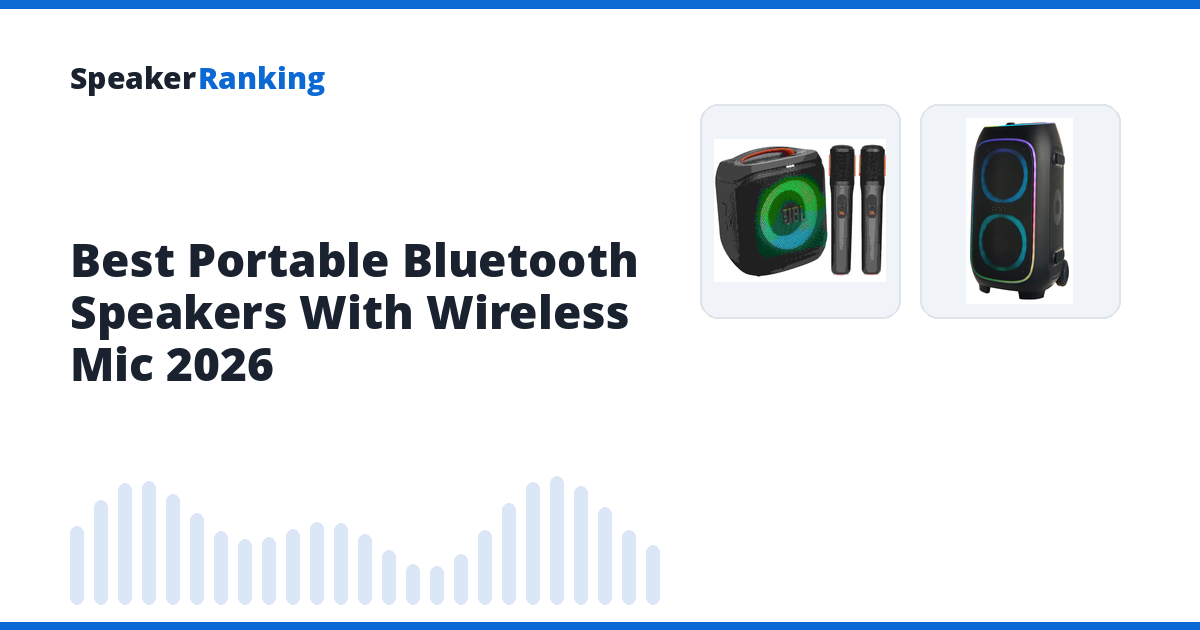 Best Portable Bluetooth Speakers With Wireless Mic 2026