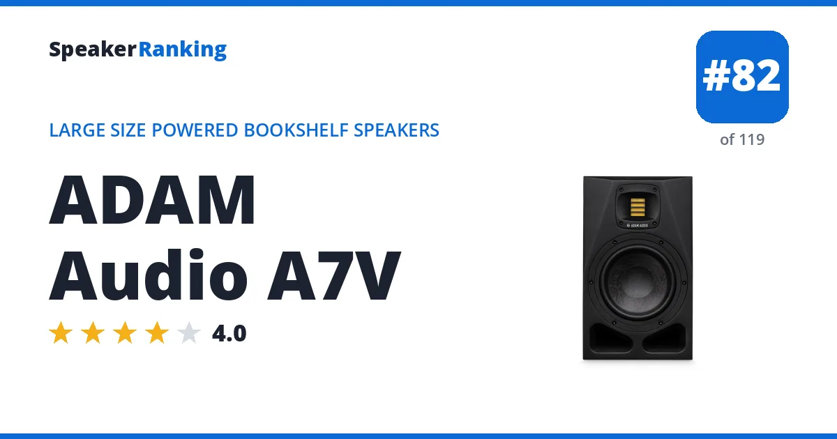 ADAM Audio A7V ranking card