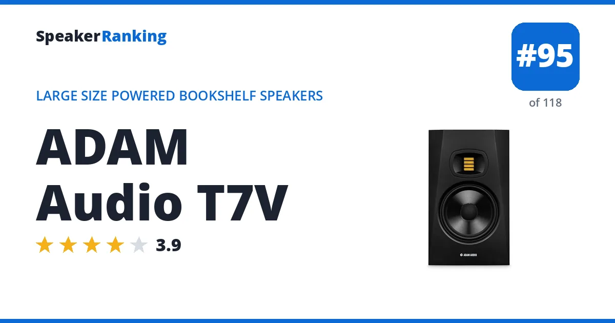 ADAM Audio T7V ranking card