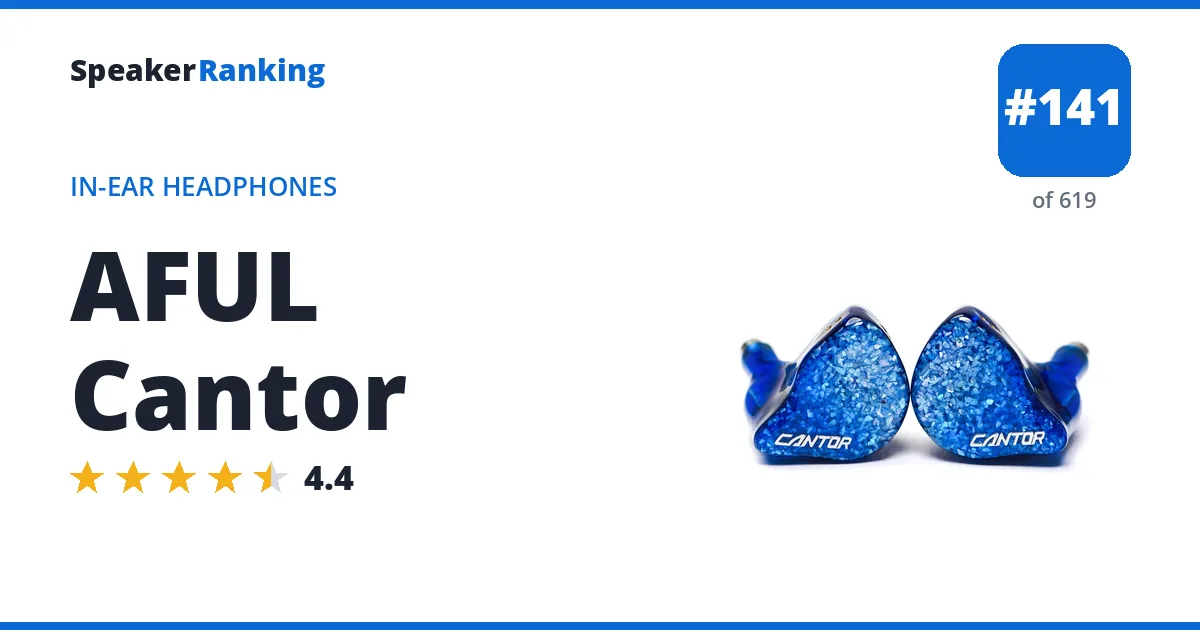 AFUL Cantor - ranked #136 of 584 In-Ear Headphones · Editor's rating 4.4/5