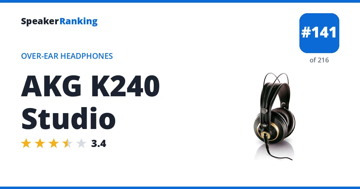 AKG K240 Studio ranking card