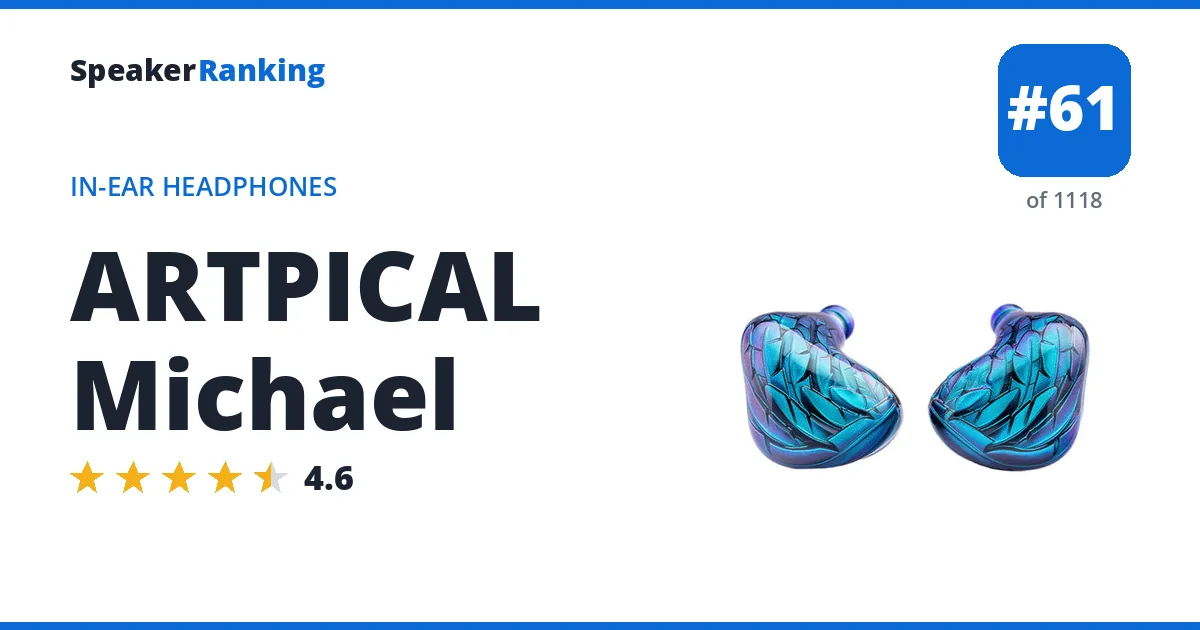 ARTPICAL Michael - ranked #61 of 1118 In-Ear Headphones · Editor's rating 4.6/5