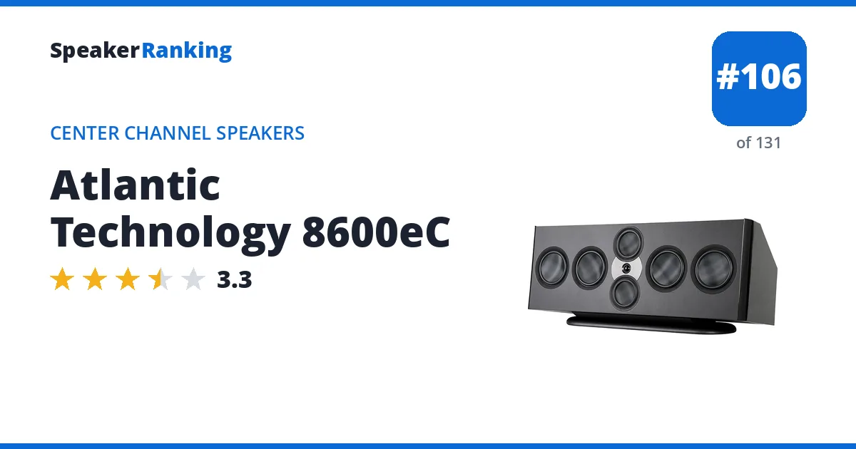 Atlantic Technology 8600eC ranking card