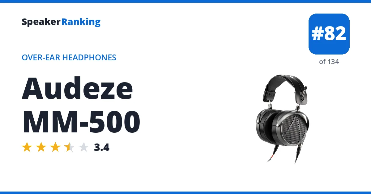Audeze MM-500 ranking card