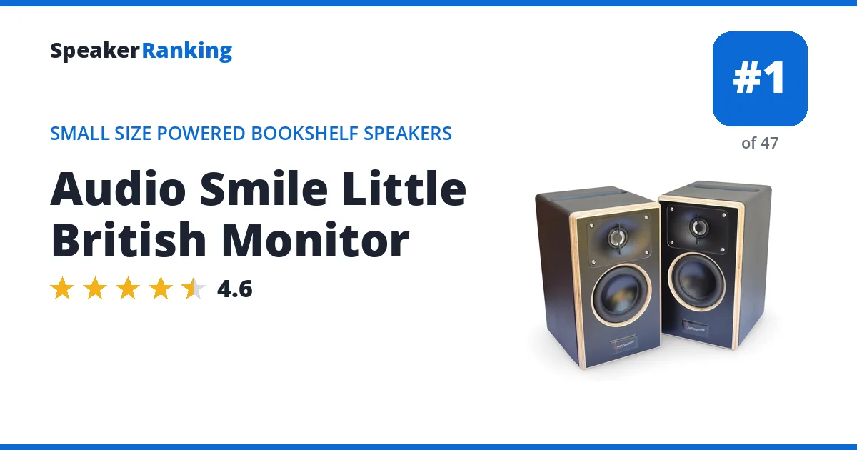 Audio Smile Little British Monitor ranking card