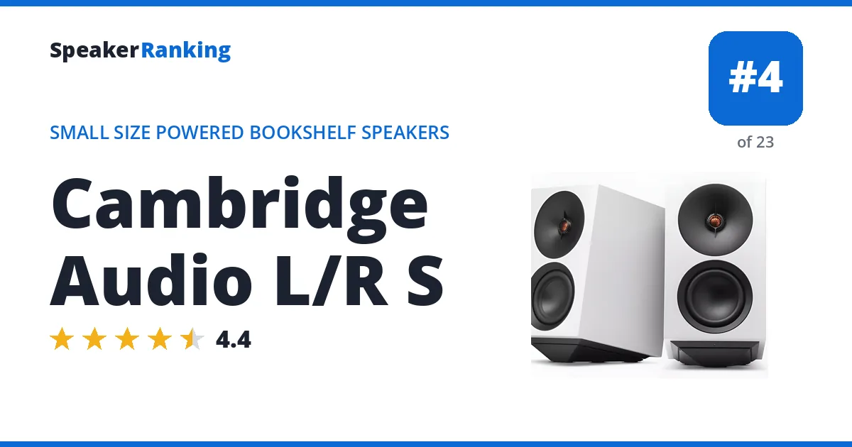 Cambridge Audio L/R S ranking card