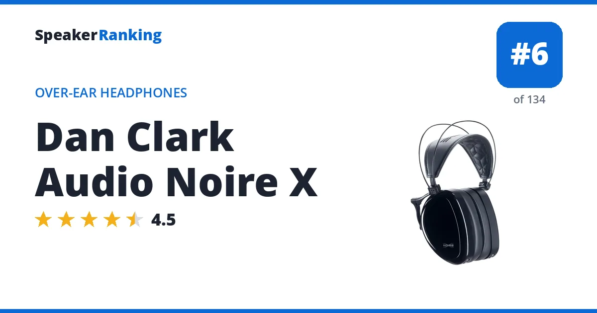 Dan Clark Audio Noire X ranking card
