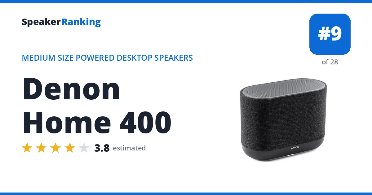 Denon Home 400 ranking card