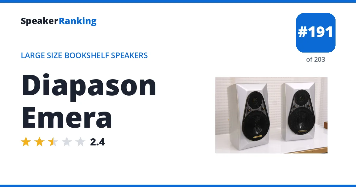 Diapason Emera ranking card