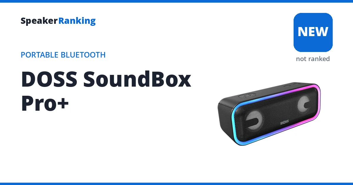 DOSS SoundBox Pro+ ranking card