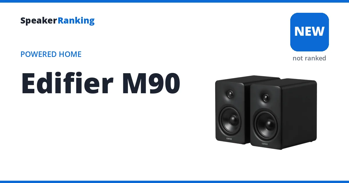 Edifier M90, not yet ranked