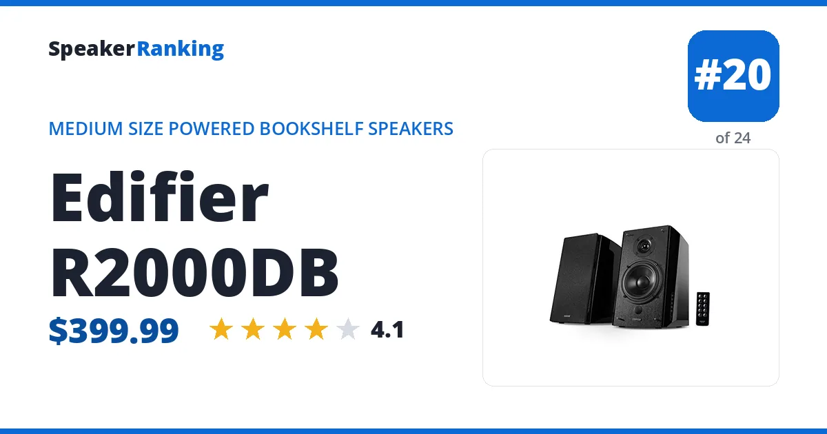 Edifier R2000DB ranking card