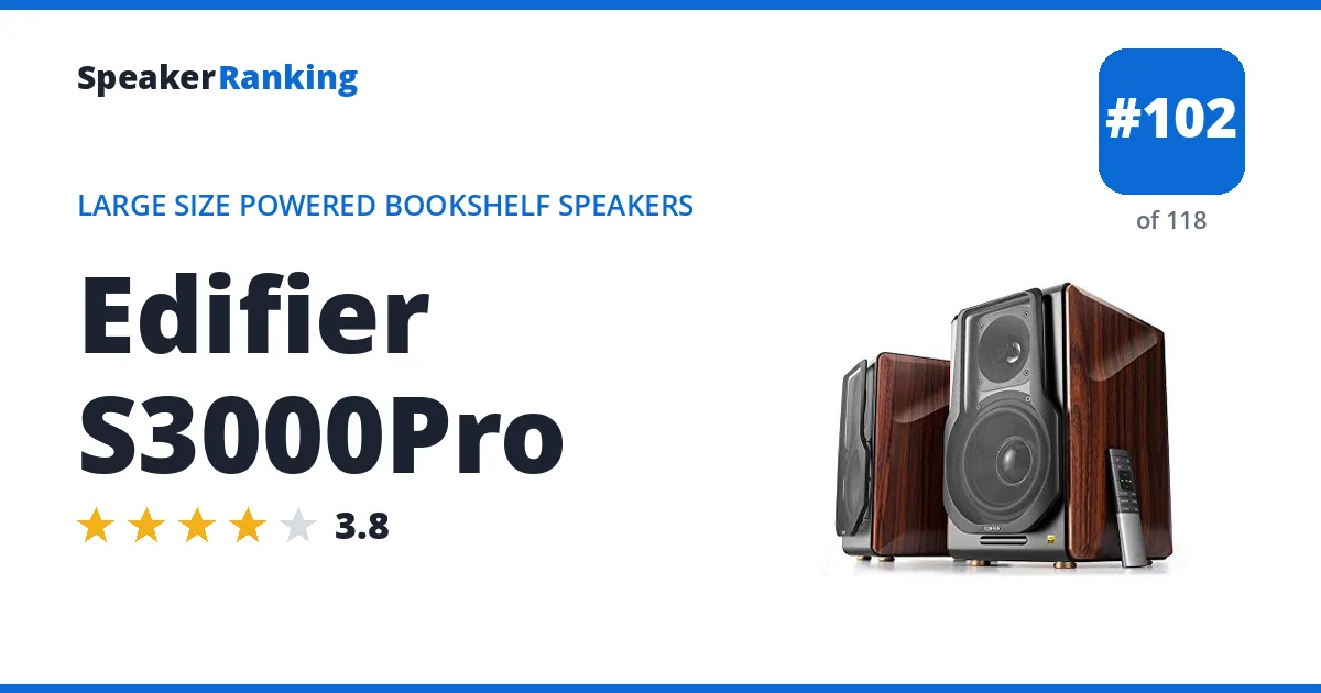 Edifier S3000Pro ranking card