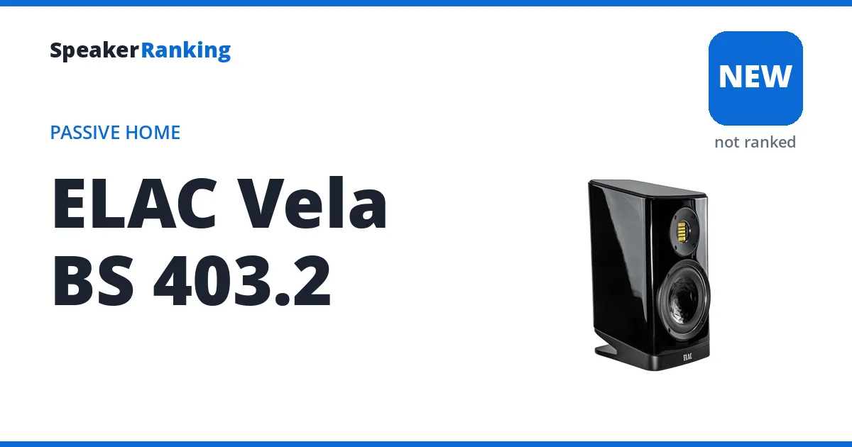 ELAC Vela BS 403.2, not yet ranked