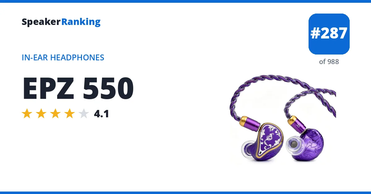 EPZ 550 ranking card