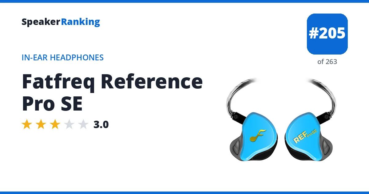 Fatfreq Reference Pro SE ranking card