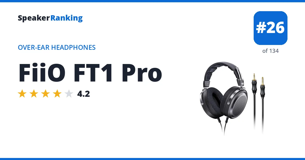 FiiO FT1 Pro ranking card