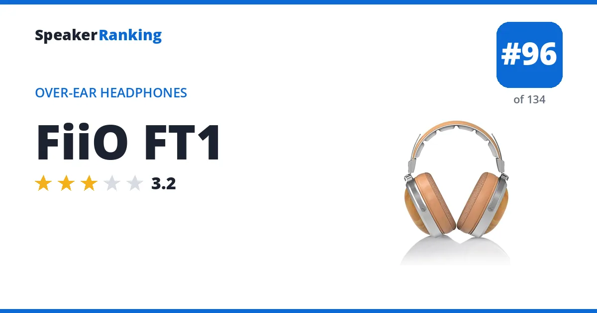 FiiO FT1 ranking card