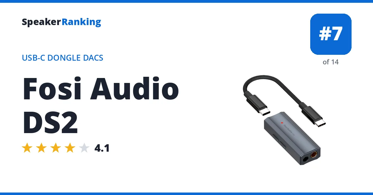 Fosi Audio DS2 ranking card