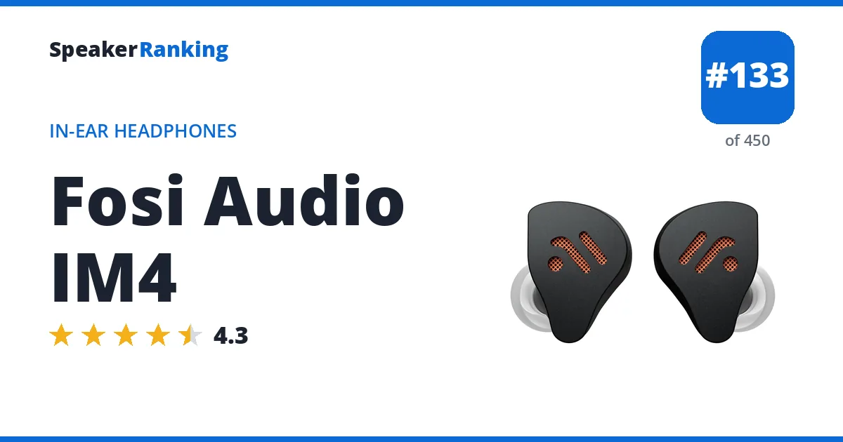 Fosi Audio IM4 ranking card