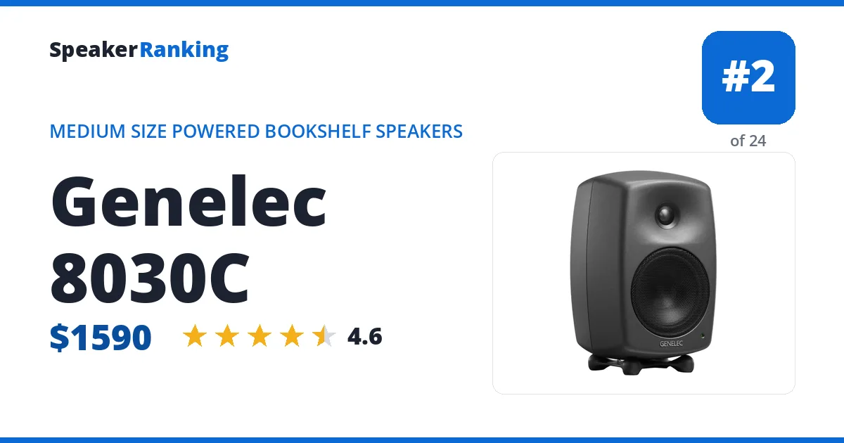 Genelec 8030C ranking card