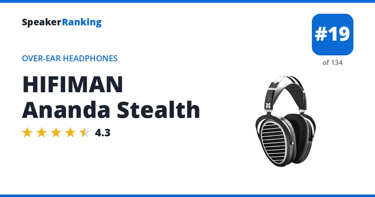 HIFIMAN Ananda Stealth ranking card