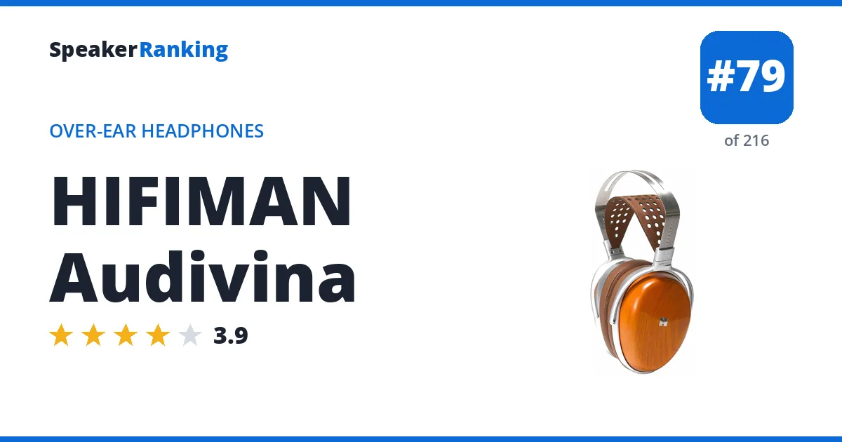 HIFIMAN Audivina ranking card