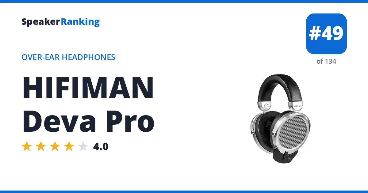 HIFIMAN Deva Pro ranking card