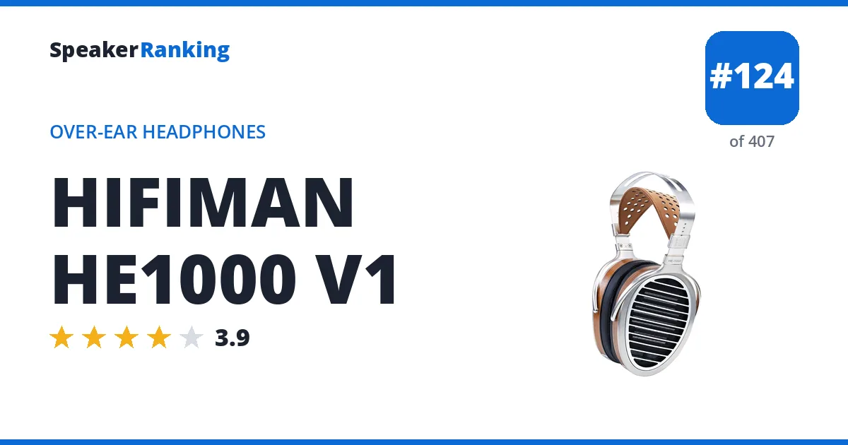 HIFIMAN HE1000 V1 ranking card