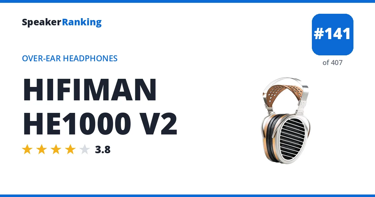 HIFIMAN HE1000 V2 ranking card