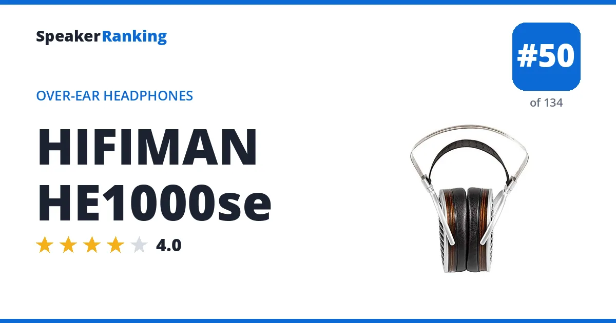 HIFIMAN HE1000se ranking card
