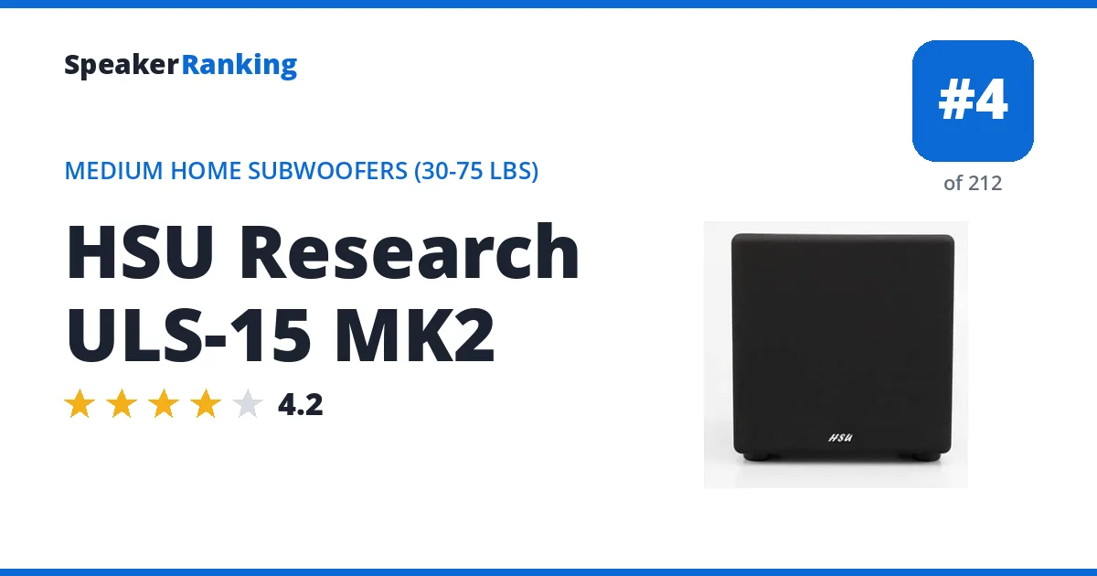 HSU Research ULS-15 MK2 ranking card