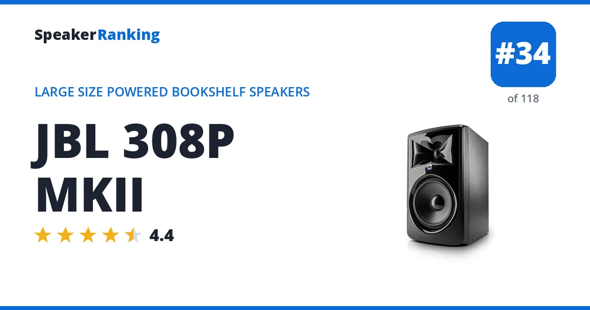 JBL 308P MKII ranking card