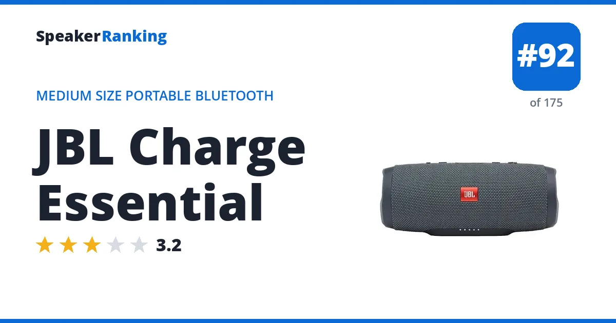 JBL Charge Essential ranking card