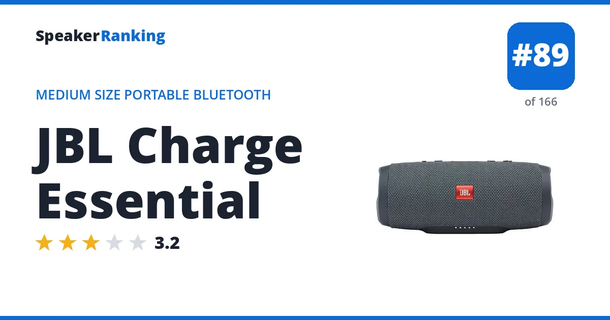 JBL Charge Essential ranking card