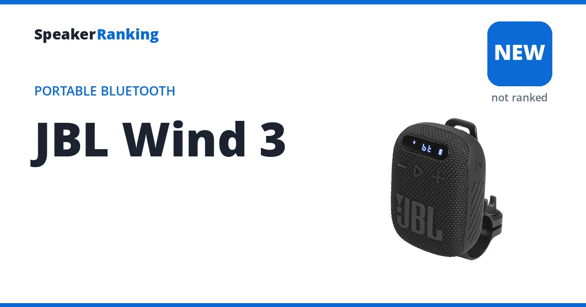 JBL Wind 3 ranking card