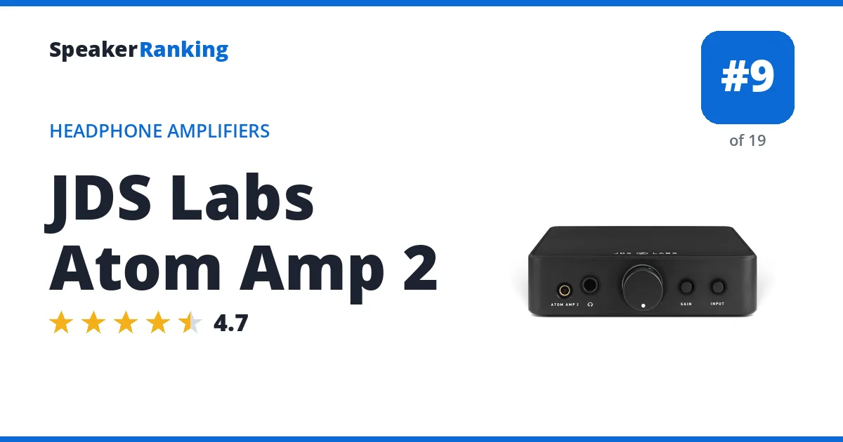 JDS Labs Atom Amp 2 ranking card