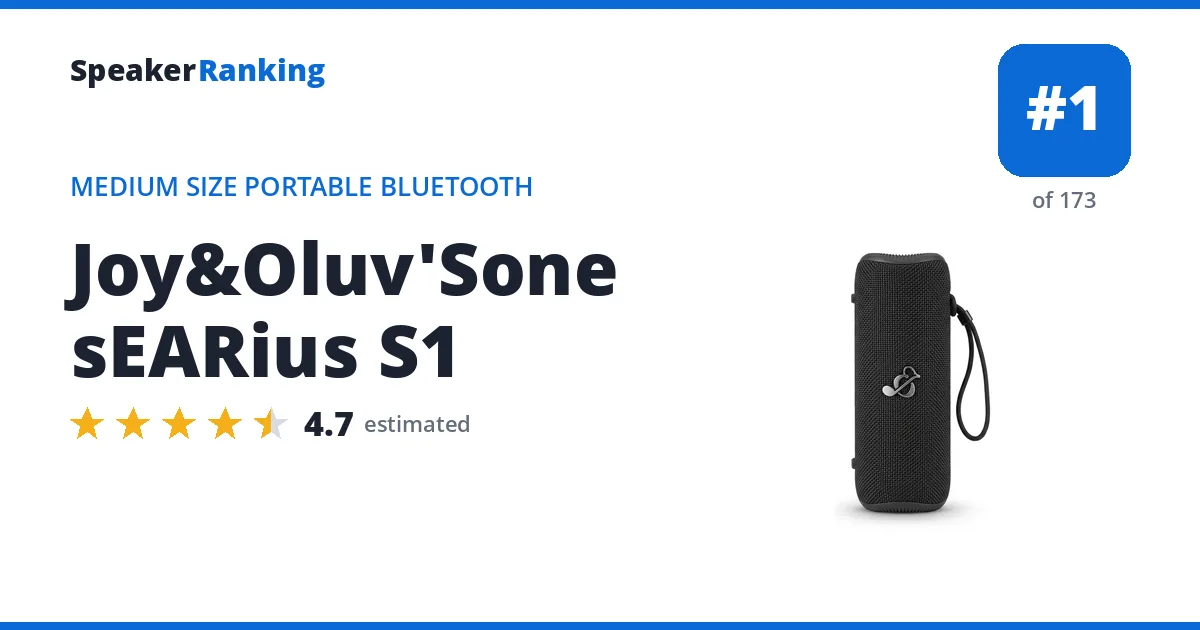 Joy&Oluv'Sone sEARius S1 ranking card