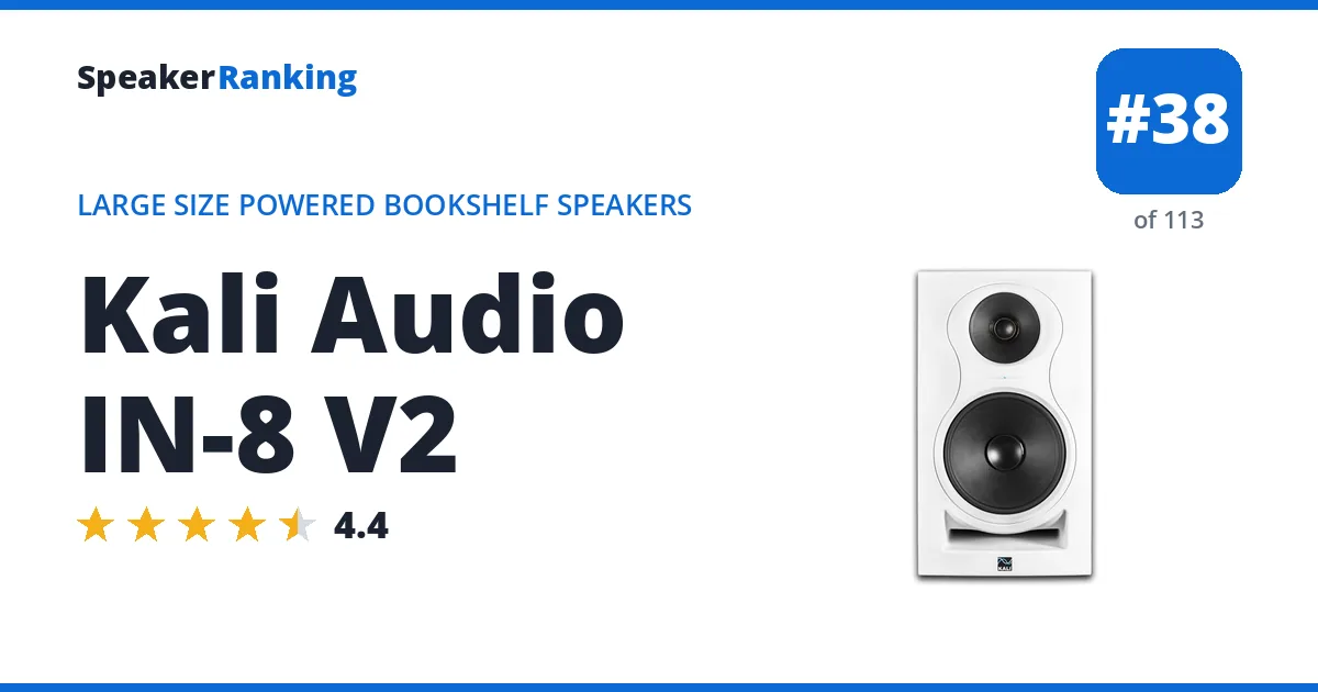Kali Audio IN-8 V2 ranking card