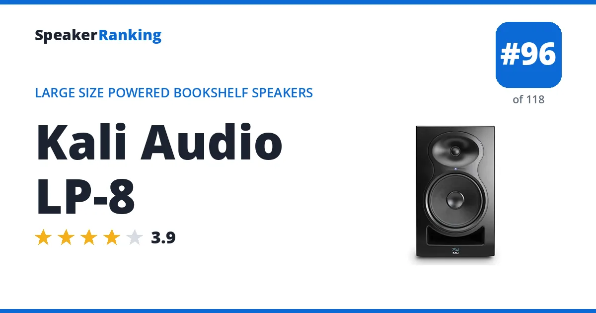 Kali Audio LP-8 ranking card