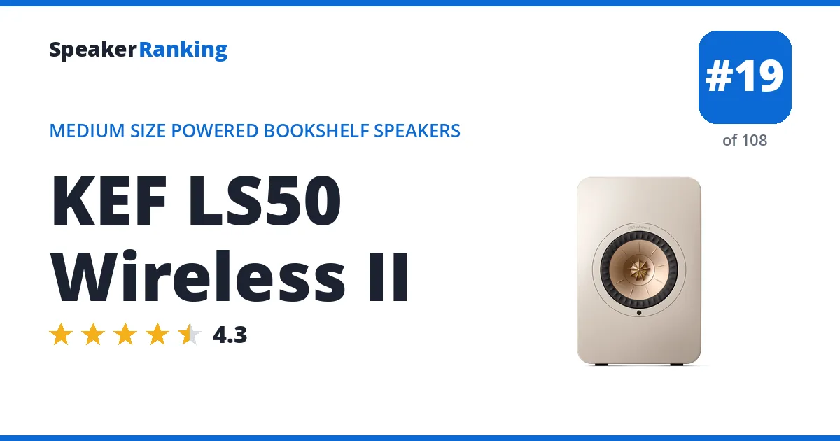 KEF LS50 Wireless II ranking card