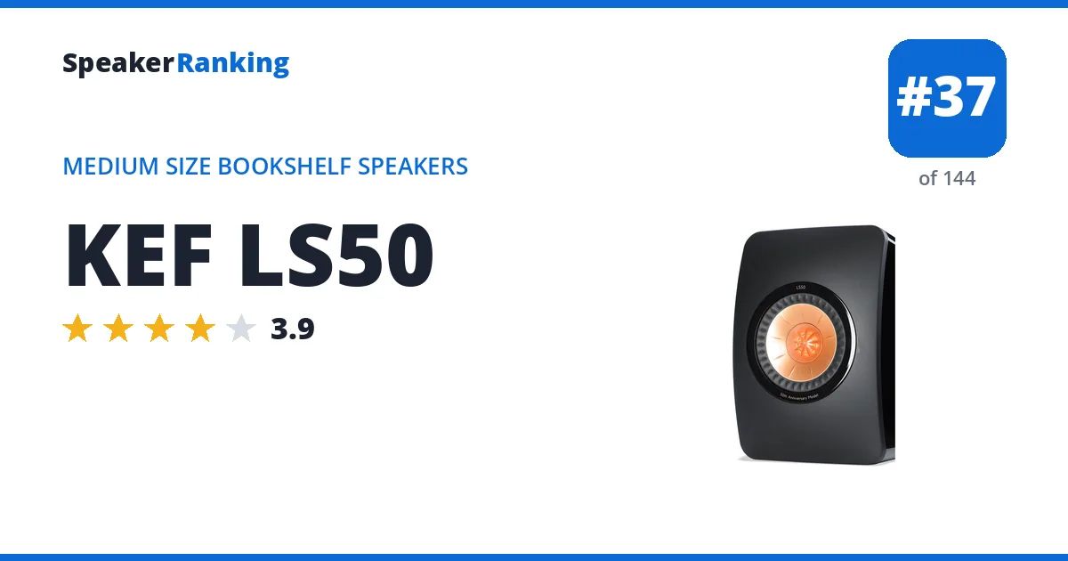 KEF LS50 ranking card