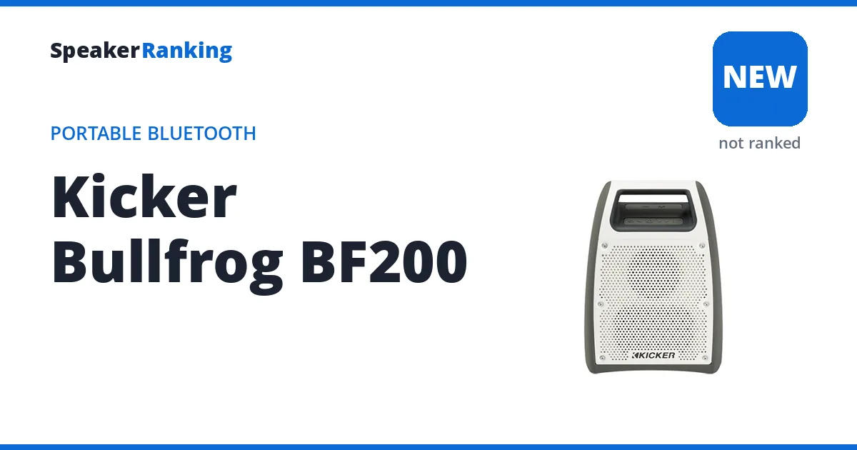 Kicker Bullfrog BF200, not yet ranked