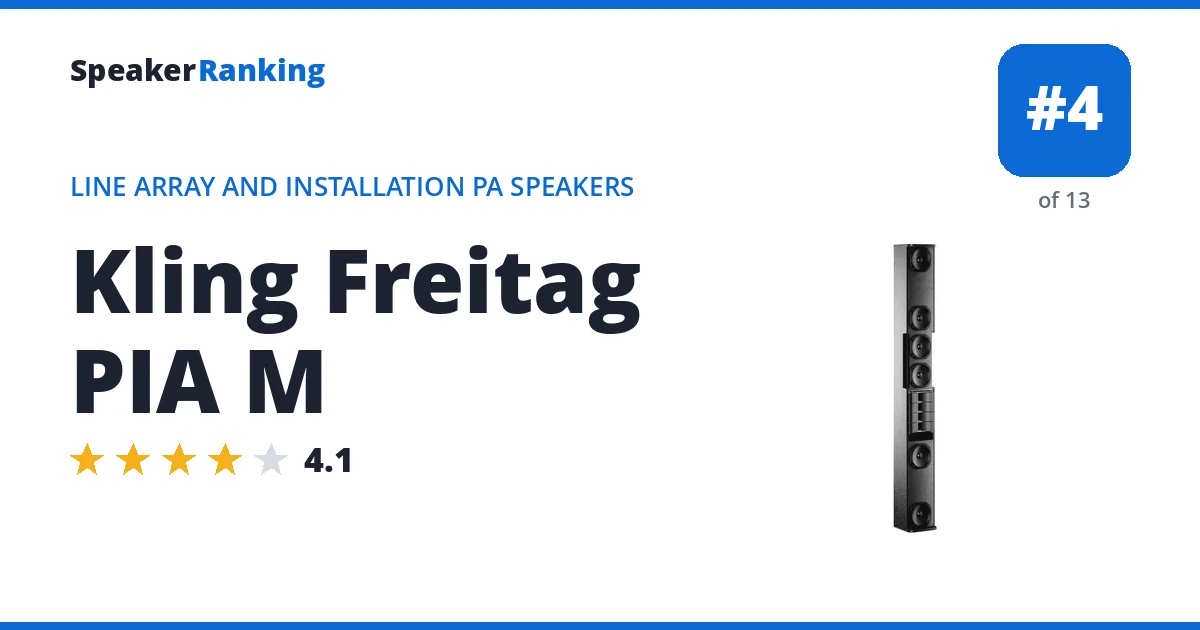 Kling Freitag PIA M ranking card