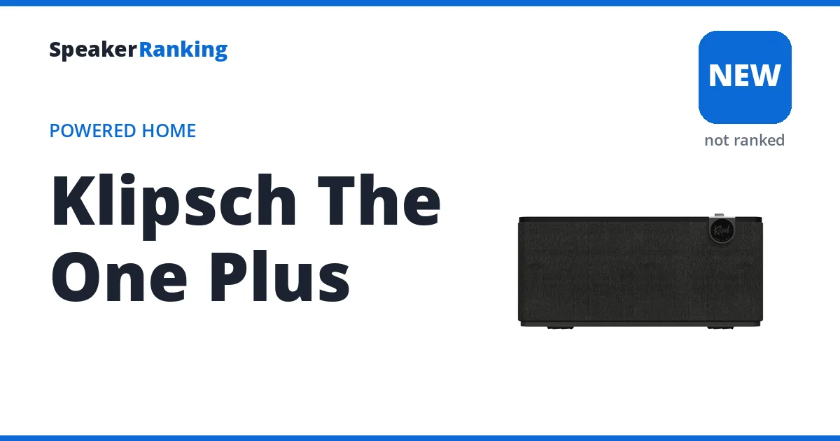 Klipsch The One Plus, not yet ranked