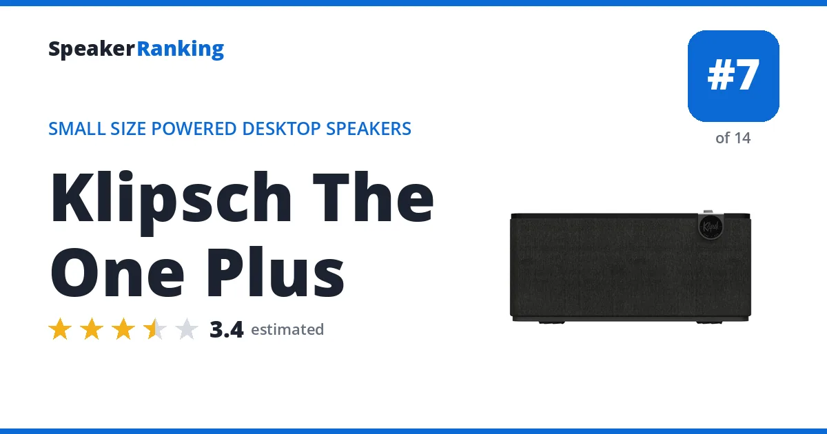 Klipsch The One Plus ranking card