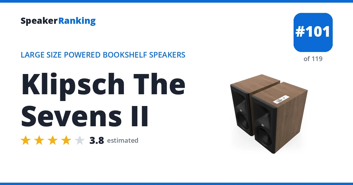 Klipsch The Sevens II ranking card