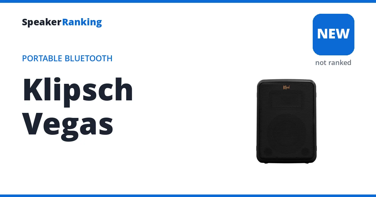 Klipsch Vegas ranking card